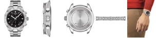 Tissot Men's Swiss Chronograph PR 100 Sport Stainless Steel Bracelet Watch 44mm